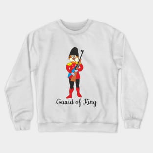 Funny Cat Guard of King Crewneck Sweatshirt